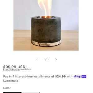 Little fire pot made in stone